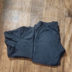 Cherokee Women's Gray Scrub Set